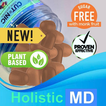 Best Quit Smoking products | Quit Vaping with 3 in 1 clinically studied Vernonia Cinerea St. John's Wort Ashwagandha | May help cut smoking | All-Natural | Sugar Free Gummies 60 counts (Berries)