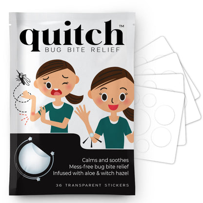 quitch Bug Bite Itch Relief Patch – FSA Eligible, Kid-Friendly Summer Camp Essential