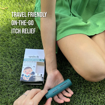 quitch Hydrocortisone Healing Balm – Kid-Friendly Eczema & Psoriasis Relief Stick