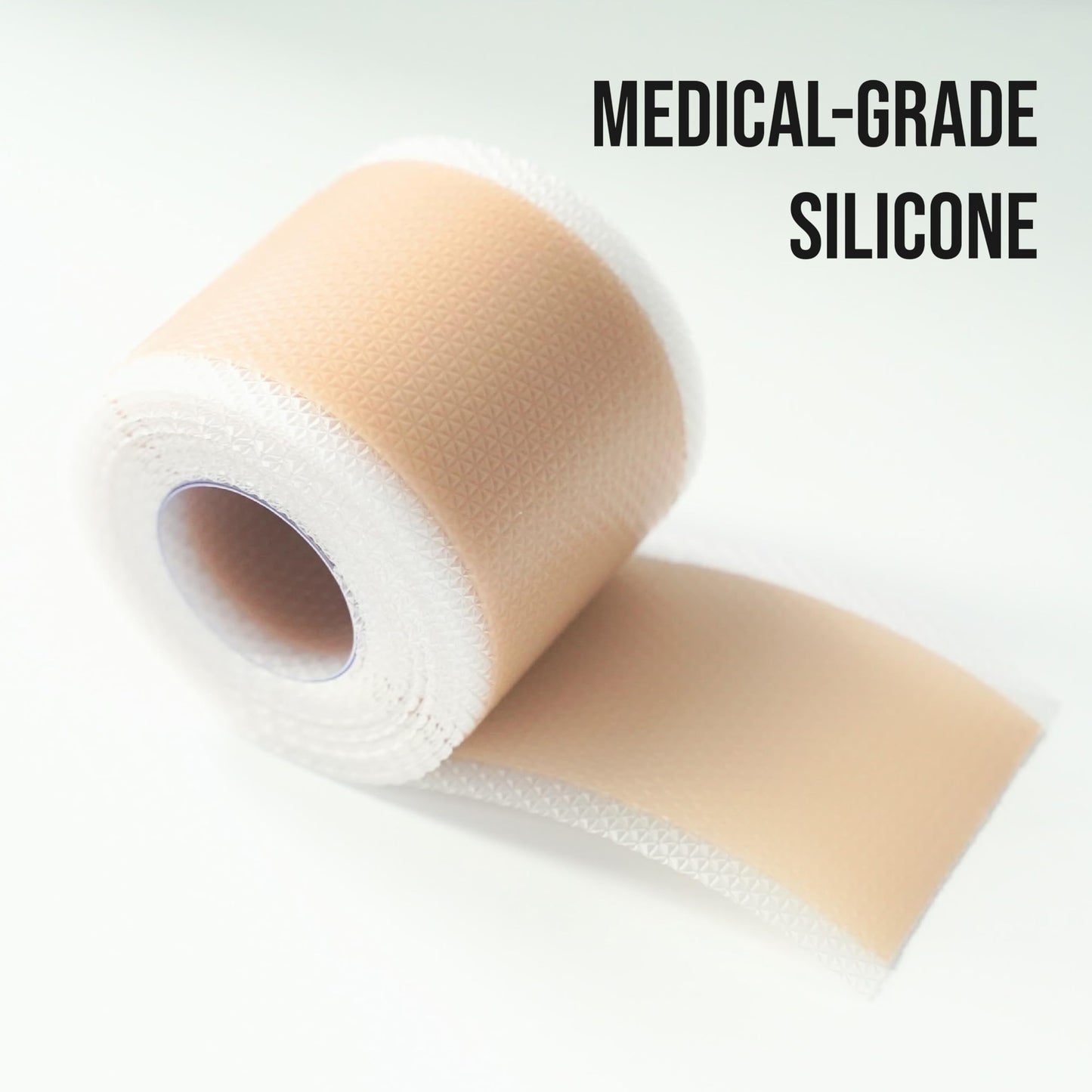 Quitch Silicone Scar Sheets – Surgical & C-Section Scar Treatment (Nude) 4x150cm