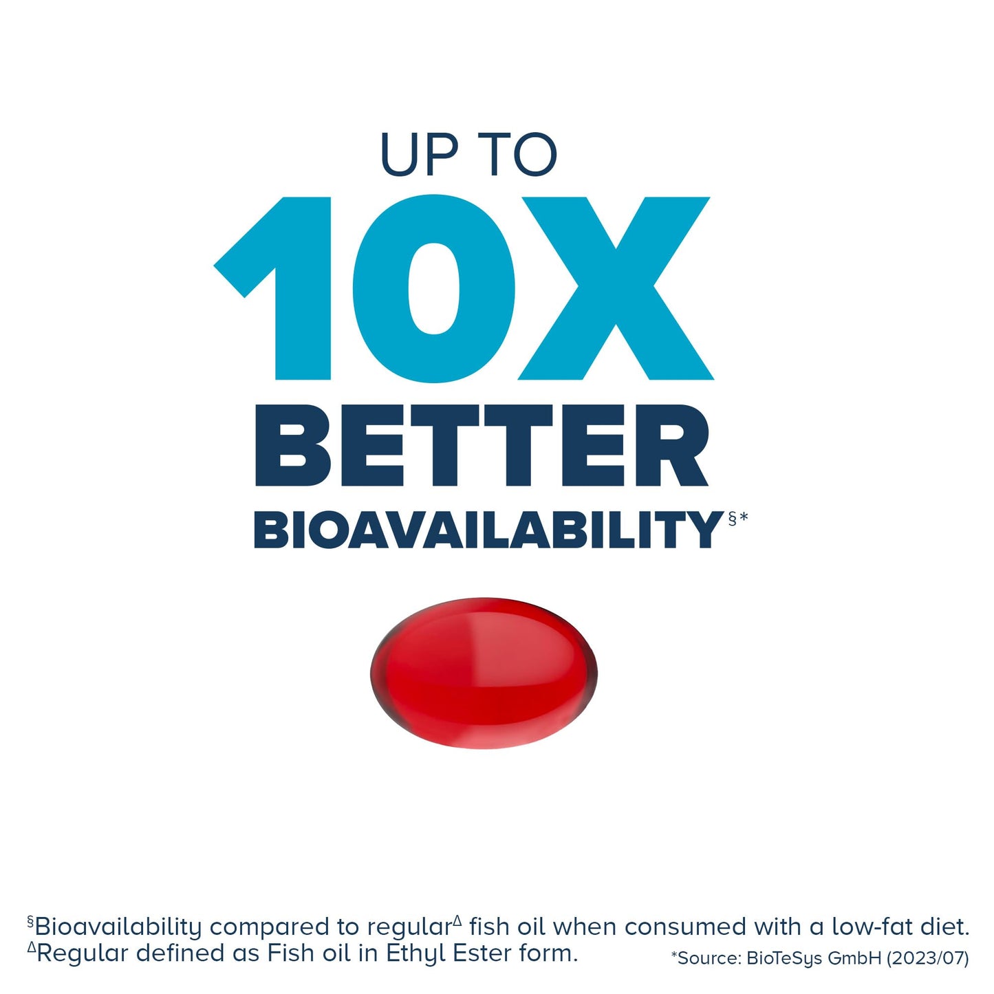 Qunol Advanced Omega-3 Krill & Fish Oil Complex – 10x Better Bioavailability, 250mg EPA & DHA, 90 Count