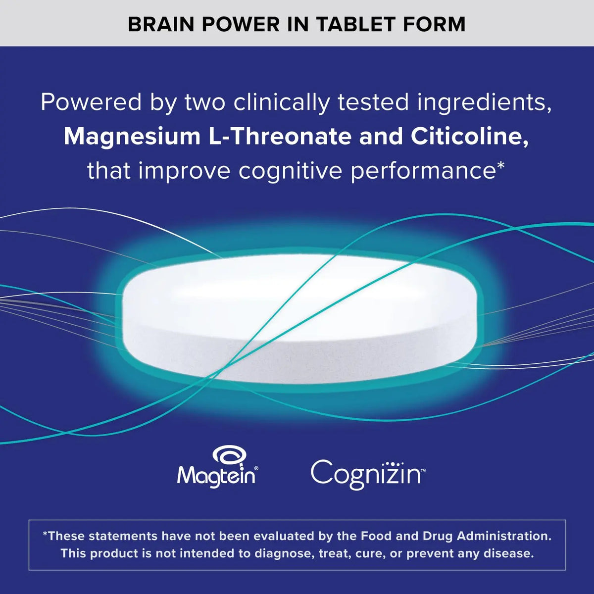 Qunol Brain Health Memory Plus | Magnesium L-Threonate & Cognizin Citicoline for Memory, Focus & Productivity (60 Count) BritishVita | Premium UK Vitamins & Wellness Supplements