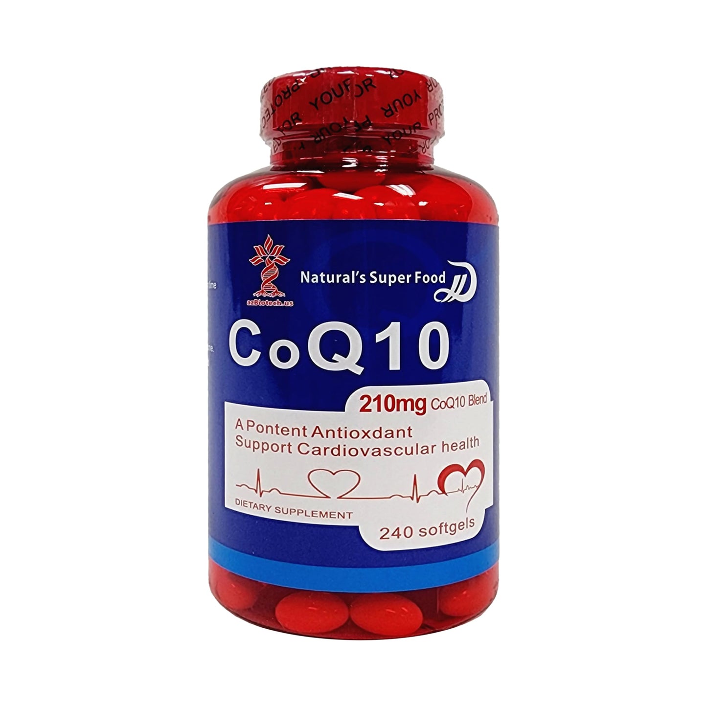 Qunol CoQ10 210mg Softgels – Heart Health & Energy Production | 240 Count