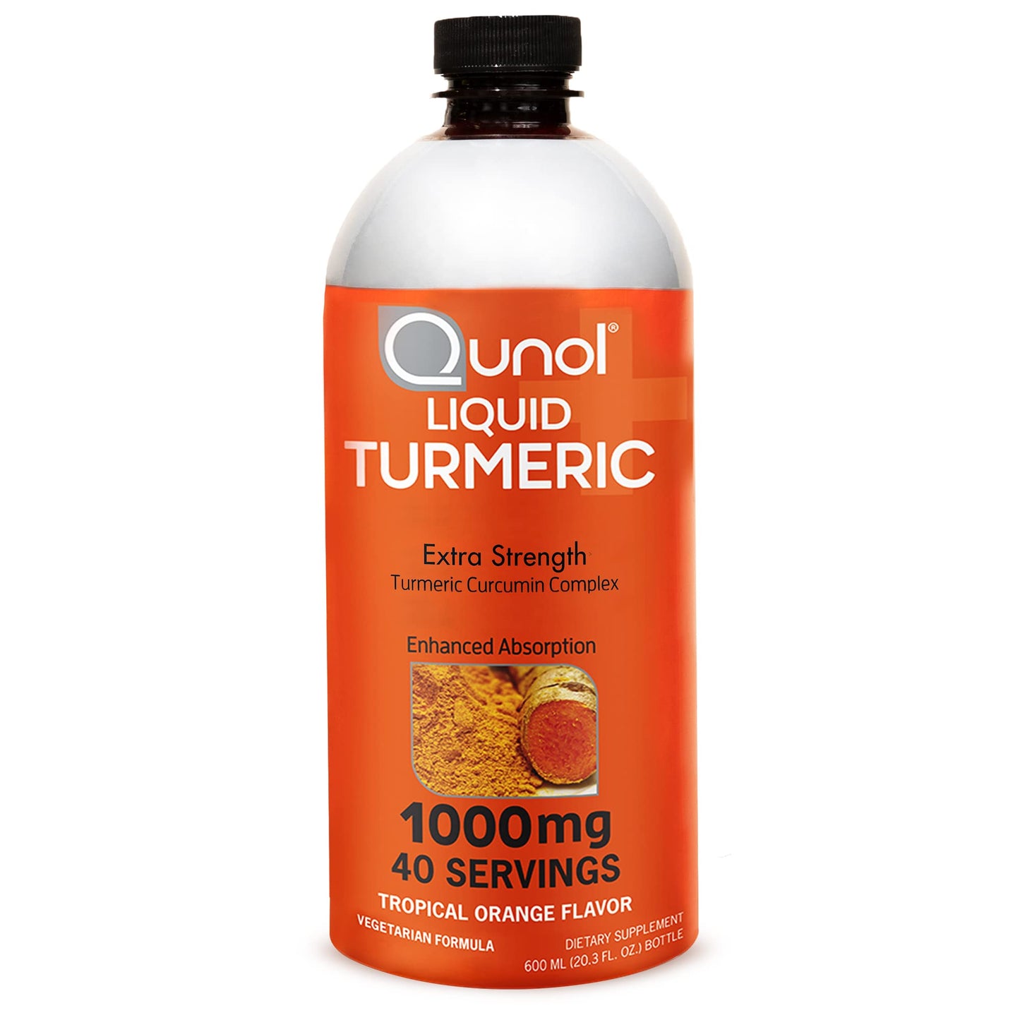 Qunol Liquid Turmeric Curcumin 1000mg with Black Pepper – Joint Support