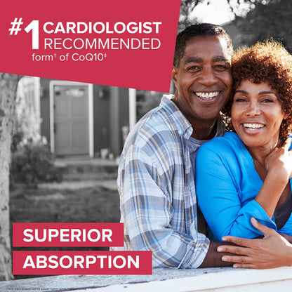 Qunol Ubiquinol CoQ10 100mg Softgels – Superior Absorption, Heart Health & Blood Pressure Support | 60 Count