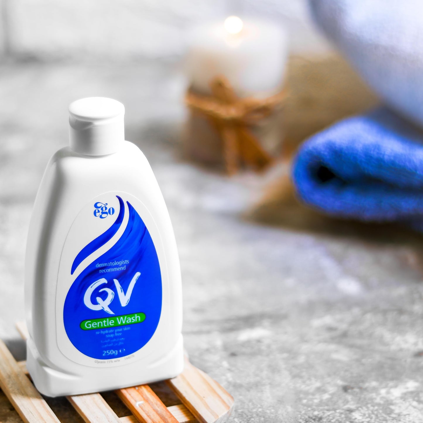 QV Gentle Wash 250ml – Hydrating, Fragrance-Free Body Wash