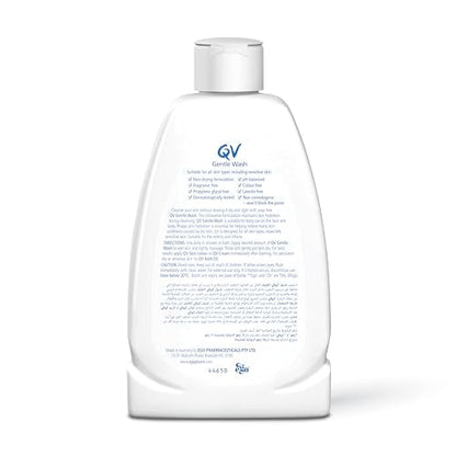 QV Gentle Wash 250ml – Hydrating, Fragrance-Free Body Wash