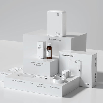 QZD Smart Scent Air Machine – 500ML Capacity, 2500 Sq Ft Coverage