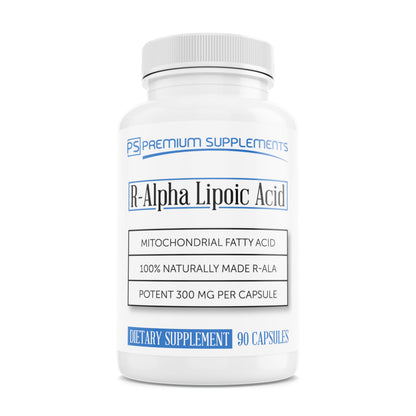 R-Alpha Lipoic Acid 300mg | Pure R-Lipoic Acid, 90 Count | MAX Strength