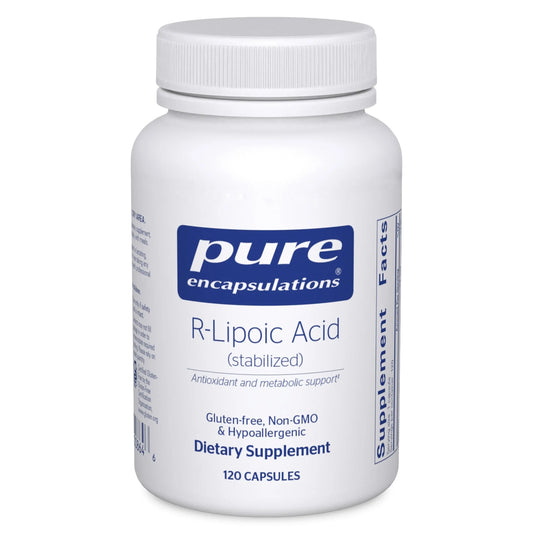 Pure Encapsulations R-Lipoic Acid (Stabilized) – Hypoallergenic Antioxidant & Metabolic Support | 120 Capsules BritishVita | Premium UK Vitamins & Wellness Supplements