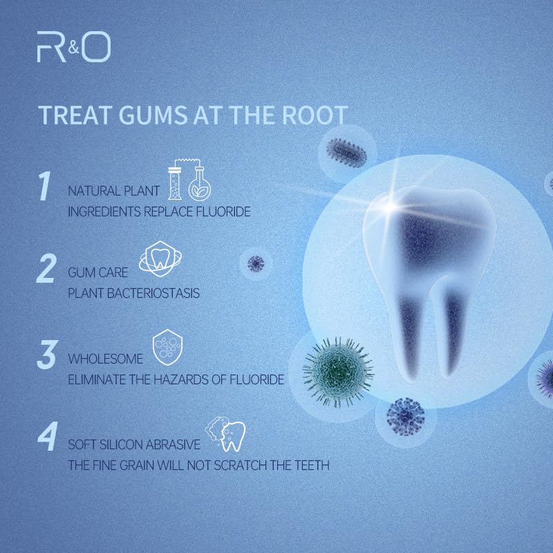 R&amp;O Ageratum Whitening Toothpaste with Bamboo Charcoal - 3.53 oz