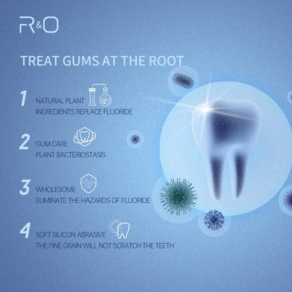 R&amp;O Ageratum Whitening Toothpaste with Bamboo Charcoal - 3.53 oz