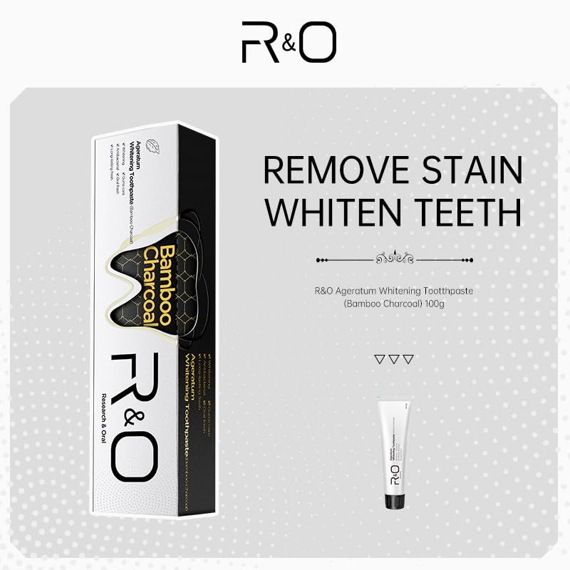 R&amp;O Ageratum Whitening Toothpaste with Bamboo Charcoal - 3.53 oz