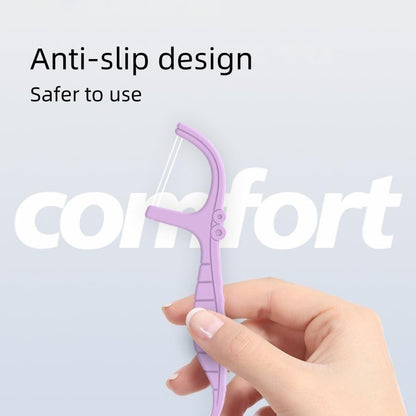 R REVA Anti-Caries Twin-Line Dental Floss Picks – 200 Count, Fresh Lime