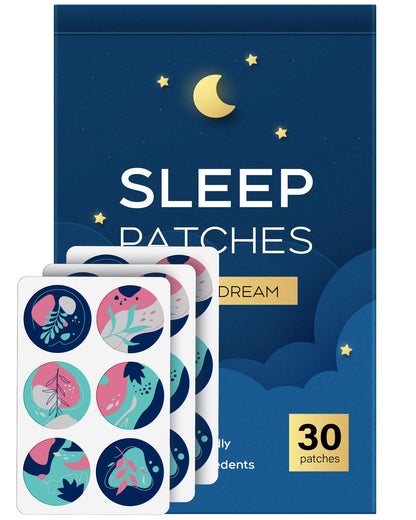 RAAYAM Sleep Patches – 30-Pack Deep Sleep Patches for Adults (Blue)