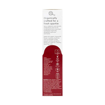RADIUS Toothpaste Clove Cardamom – 3 oz, USDA Organic, Non-Toxic, Gluten-Free | Pack of 3