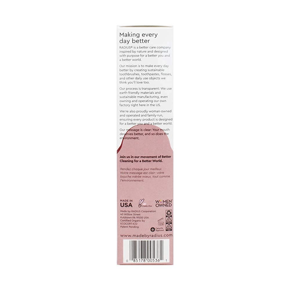 RADIUS Toothpaste Clove Cardamom – 3 oz, USDA Organic, Non-Toxic, Gluten-Free | Pack of 3