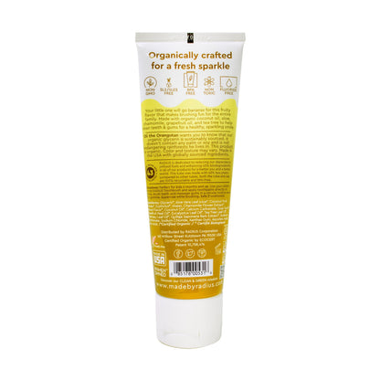 RADIUS USDA Organic Kids Toothpaste Coconut Banana 3oz – 6 Pack