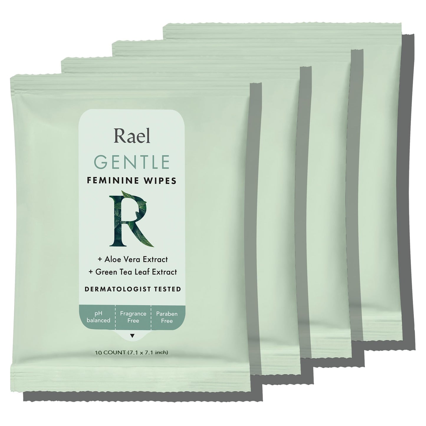 Rael Feminine Wipes – Flushable, Travel-Size, All Skin Types