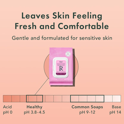 Rael Feminine Wipes | Soothing, pH-Balanced Care for Women | 3 Pack (4.4 fl oz each)
