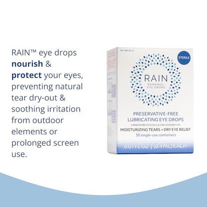 Rain Preservative-Free Eye Drops for Severe Dry Eyes | Natural Comfort