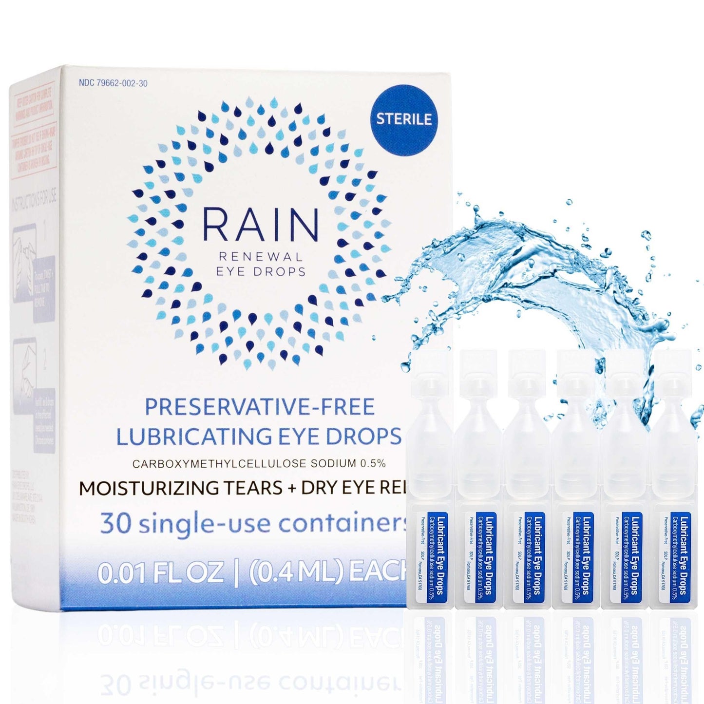 Rain Preservative-Free Eye Drops for Severe Dry Eyes | Natural Comfort