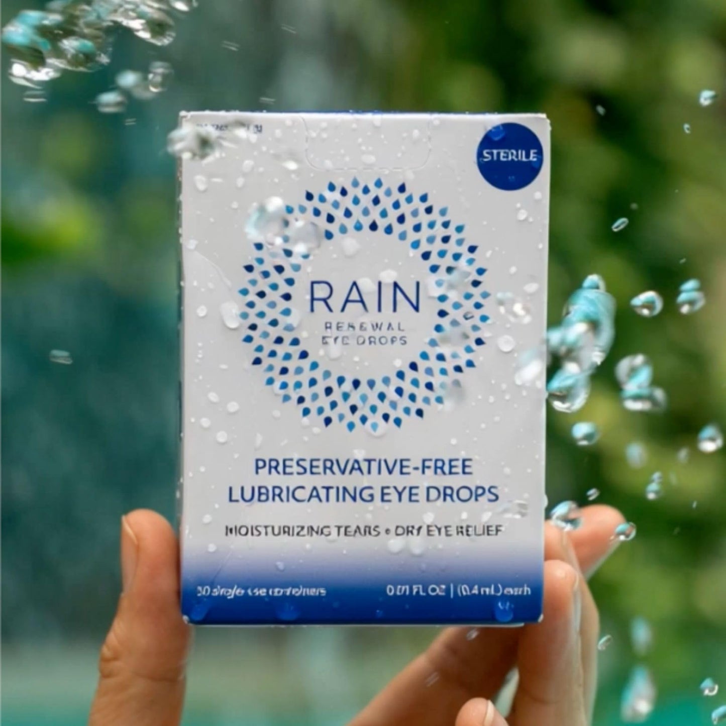 Rain Preservative Free Eye Drops | Contact Lens Friendly Artificial Tears | Pack of 2