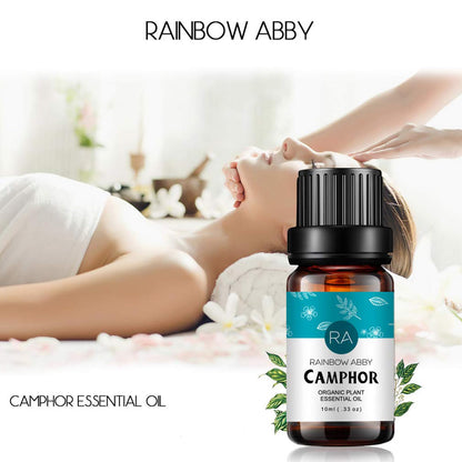 RAINBOW ABBY Camphor Essential Oil 2-Pack - 2x10 mL, 100% Pure