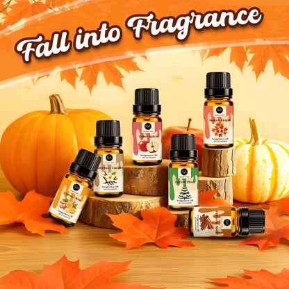 RAINBOW ABBY Fall Fragrance Oils Set – Autumn Essential Oils for Diffuser & Candle Making