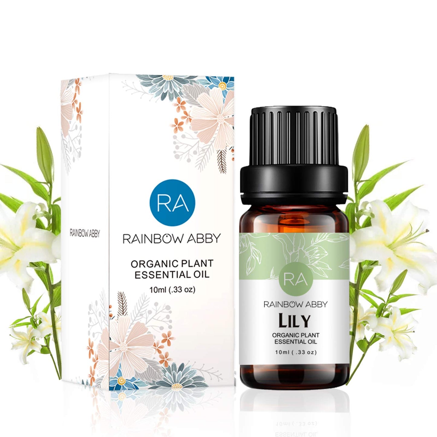 Lily Essential Oil 100% Pure – Organic Lilium Auratum (10ml) | Rainbow Abby
