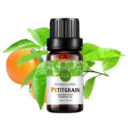 RAINBOW ABBY Petitgrain Essential Oil - 100% Pure Organic, 10ml