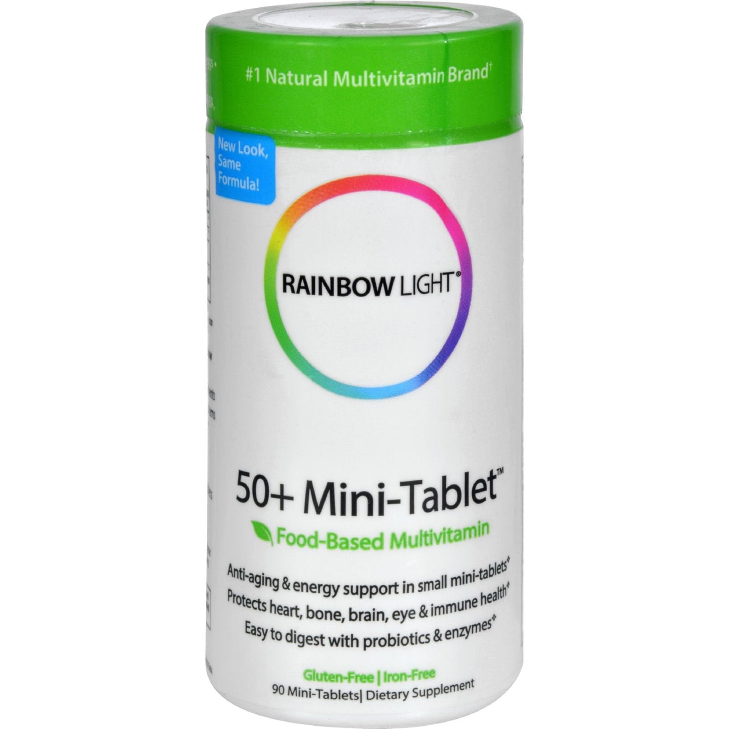 Rainbow Light Multivitamin 50+ Mini, 90 ct – Immune & Heart Health