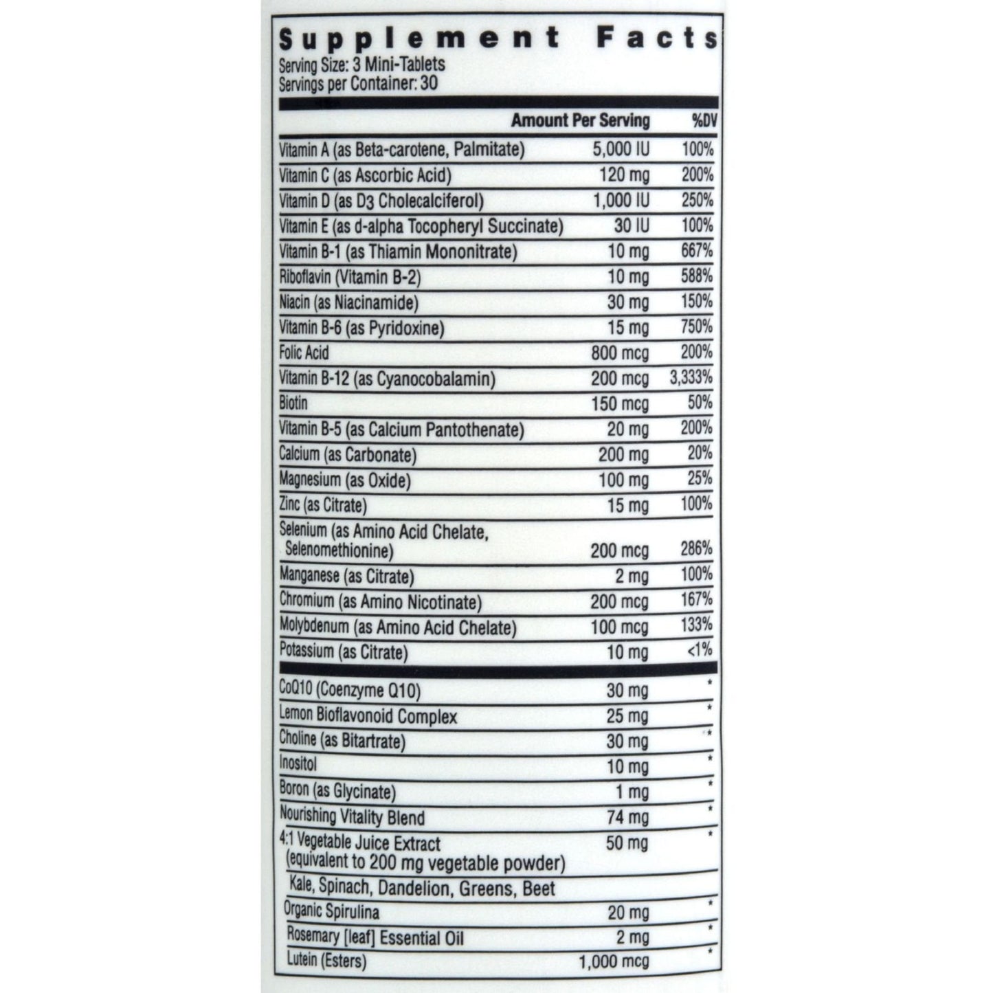 Rainbow Light Multivitamin 50+ Mini, 90 ct – Immune & Heart Health