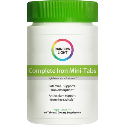 Rainbow Light Complete Iron Mini-Tabs: Gentle Ferractiv Iron & Vitamin C