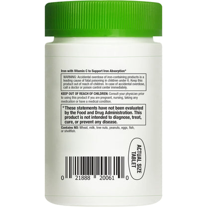 Rainbow Light Complete Iron Mini-Tabs: Gentle Ferractiv Iron & Vitamin C
