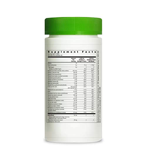Rainbow Light Kid's One Multivitamin for Kids – 90 Count, Fruit Punch – Immune Support, Vitamin B Complex, Probiotics, Vegetarian & Gluten Free