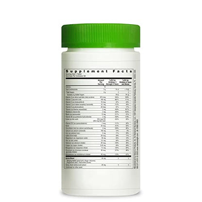 Rainbow Light Kid's One Multivitamin for Kids – 90 Count, Fruit Punch – Immune Support, Vitamin B Complex, Probiotics, Vegetarian & Gluten Free