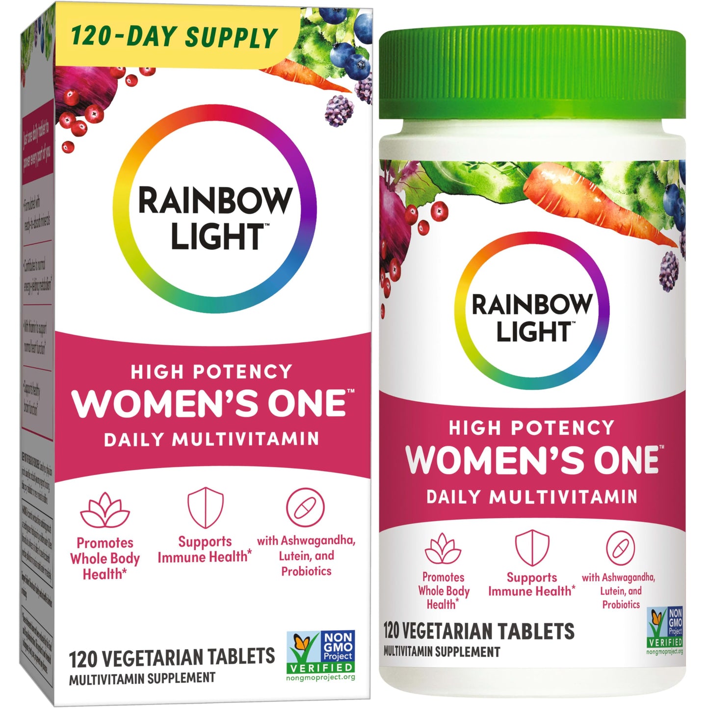 Rainbow Light Multivitamin Womens One Powder 120 Count - Vitamin & Mineral Supplement