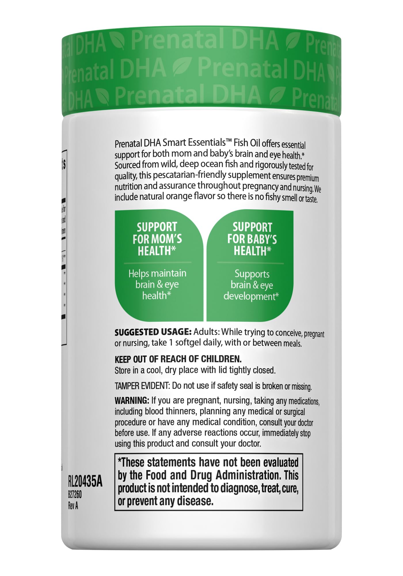 Rainbow Light Prenatal Daily Duo Multivitamin Kit – Prenatal One + DHA Omega-3 (30 Count)