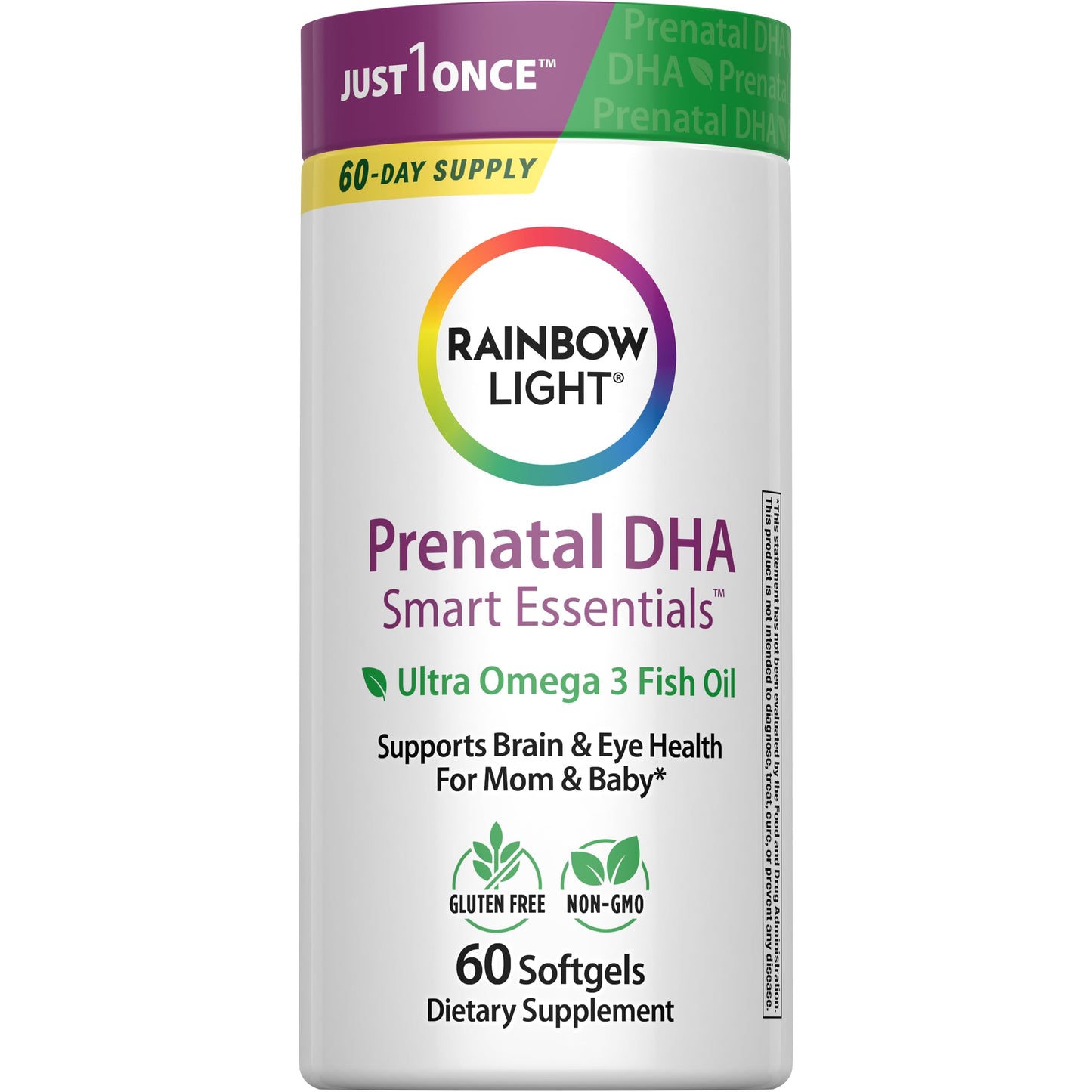 Rainbow Light Prenatal DHA Smart Essentials - Omega-3 60 Softgels