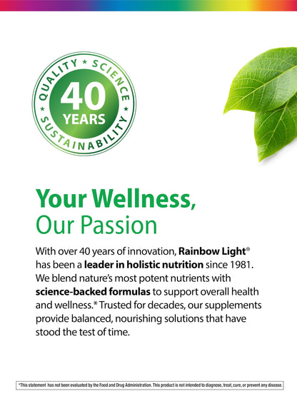 Rainbow Light Probiolicious Gummies — Probiotic & Prebiotic Supplement (50 Count)