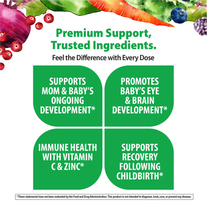 Rainbow Light Vibrance Postnatal Multivitamin for Women – 120 Capsules