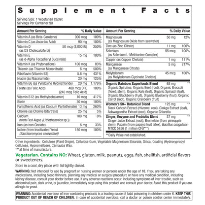 Rainbow Light Women 50+ Multivitamin - High-Potency Immune Support, 90 Tablets