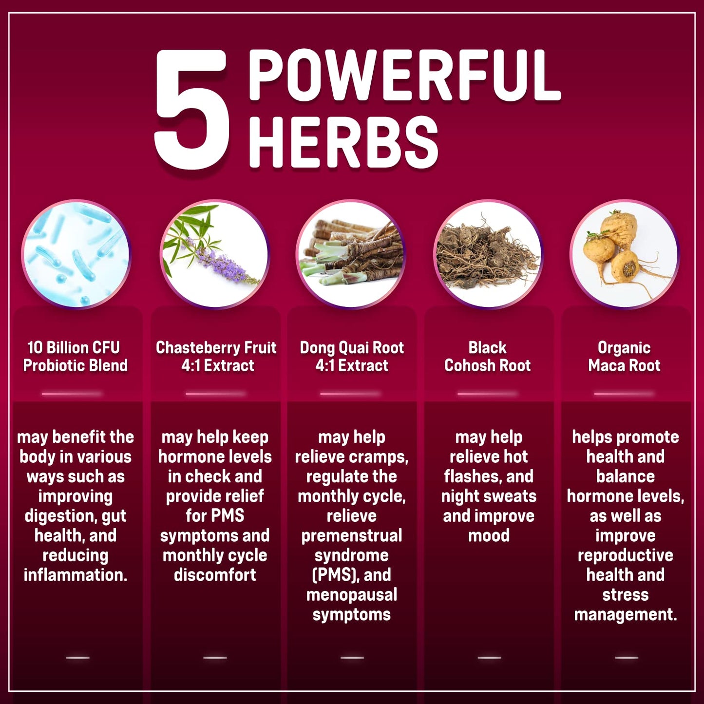 Rainbow Nutrients Hormone Balance + Probiotics for Women | Menopause Support