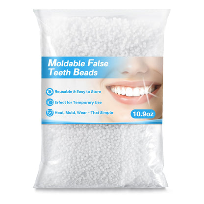 Rainflow 10.9oz Thermoplastic Beads for Teeth Fitting – DIY Whitening Kit