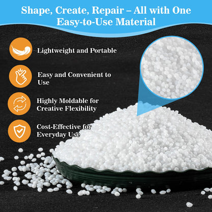 Rainflow 10.9oz Thermoplastic Beads for Teeth Fitting – DIY Whitening Kit