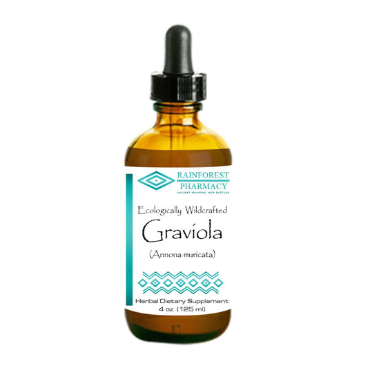 Rainforest Pharmacy Graviola Liquid Extract 4 fl oz Immune System Support BritishVita | Premium UK Vitamins & Wellness Supplements
