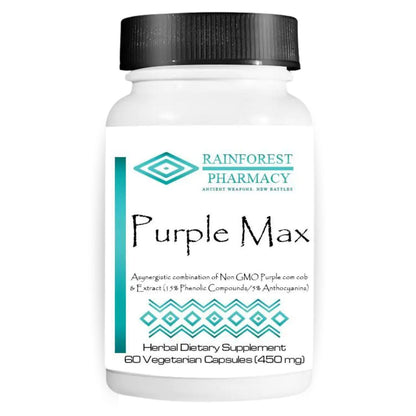 Purple Max 60 Vegan Capsules | Purple Corn Extract & 15% Phenolics | Non-GMO