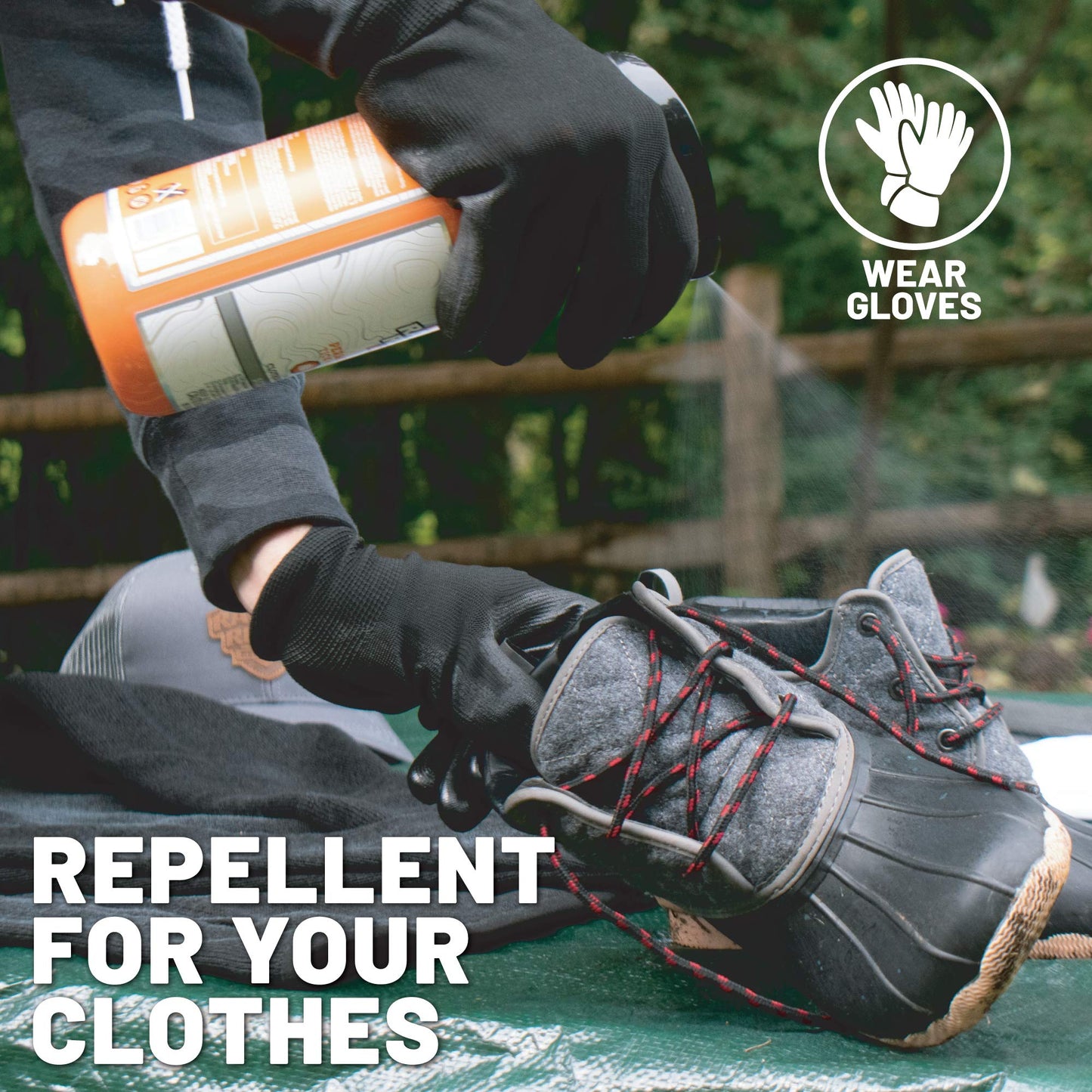 Ranger Ready Repellents 0.5% Permethrin Spray for Clothes & Outdoor Gear - Scent Zero, 8 fl oz