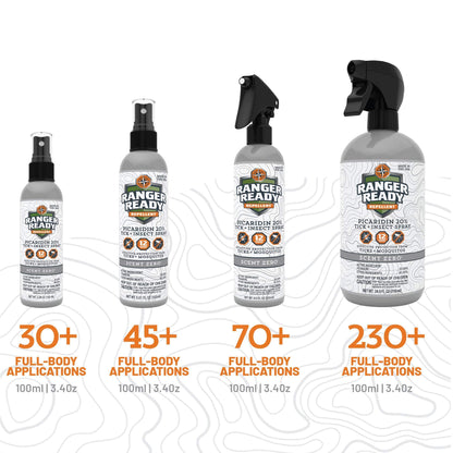 Ranger Ready Picaridin Night Sky Bug Spray – Deet-Free Tick & Mosquito Repellent (8 oz)
